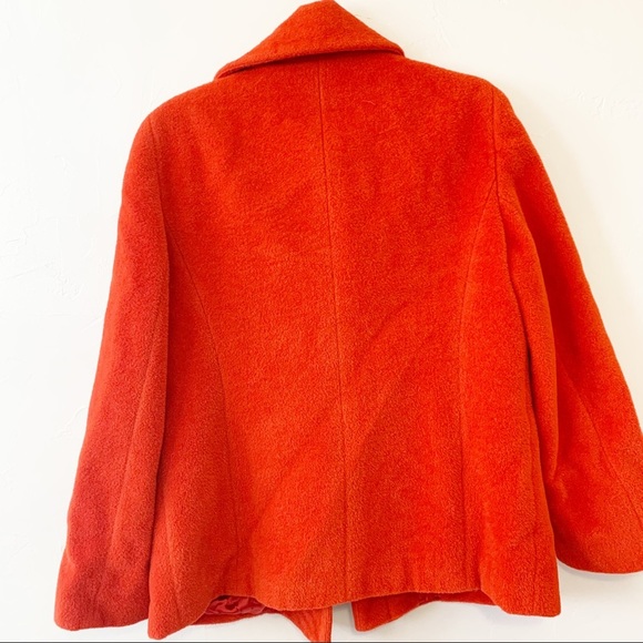 Suri Incalpaca Tx Orange Coat Size Large - Picture 11 of 14
